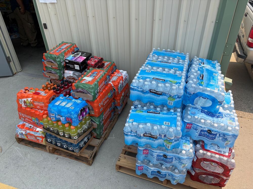 Supplies to the Wildland fire fighters